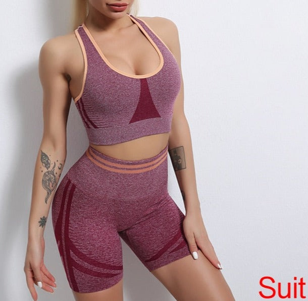 2 Piece Gym Set - Breathable, Comfortable, and Durable Fitness Apparel in Multiple Colors