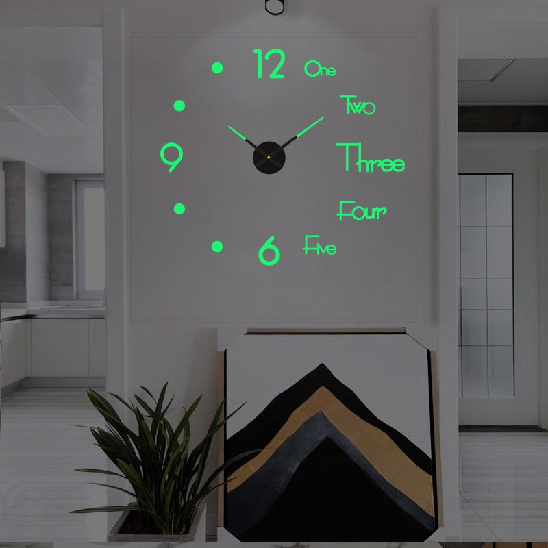 DIY modern silver alloyed wall clock with sleek design, a stylish addition to any room decor.