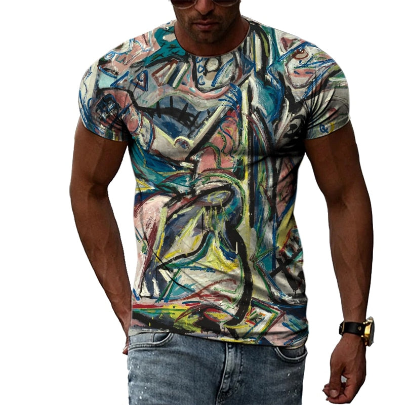 "Image of a Hip Hop Shirt made of durable polyester material, perfect for a stylish and casual look. Available in different prints and sizes for a personalized fit. Pair it with jeans or shorts to elevate your style and stand out from the crowd. Shop now and upgrade your wardrobe with this must-have shirt."