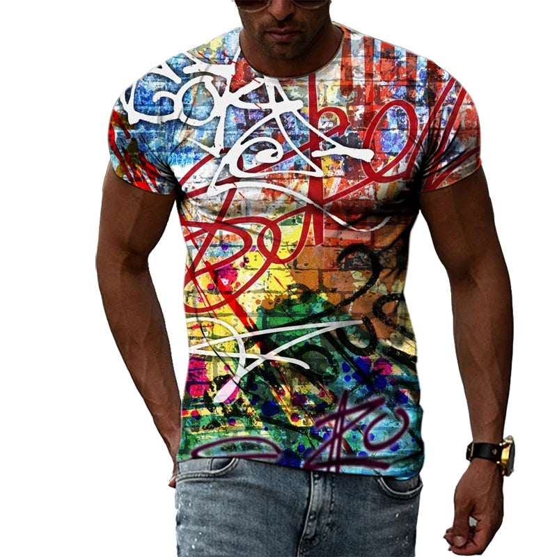 "Image of a Hip Hop Shirt made of durable polyester material, perfect for a stylish and casual look. Available in different prints and sizes for a personalized fit. Pair it with jeans or shorts to elevate your style and stand out from the crowd. Shop now and upgrade your wardrobe with this must-have shirt."