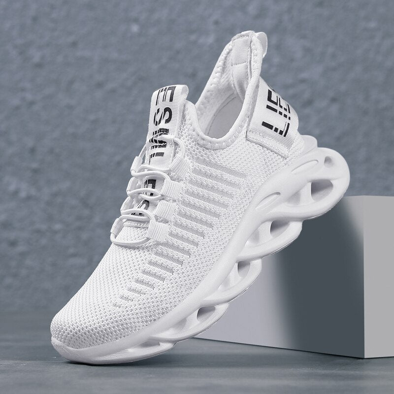 Breathable Soft Lace-up Jogging Shoes