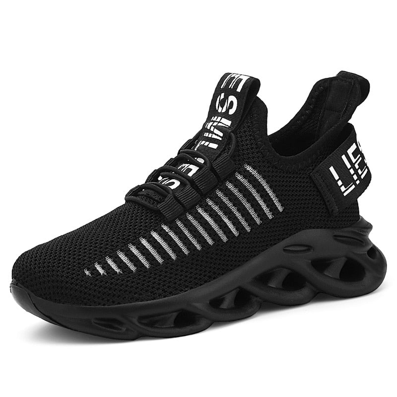 Breathable Soft Lace-up Jogging Shoes