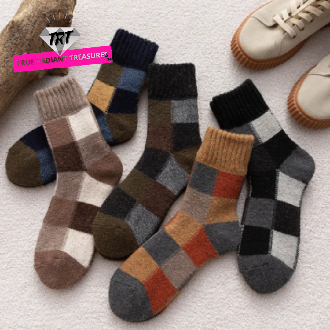 Wool Casual Socks - Warm, Soft, and Stylish