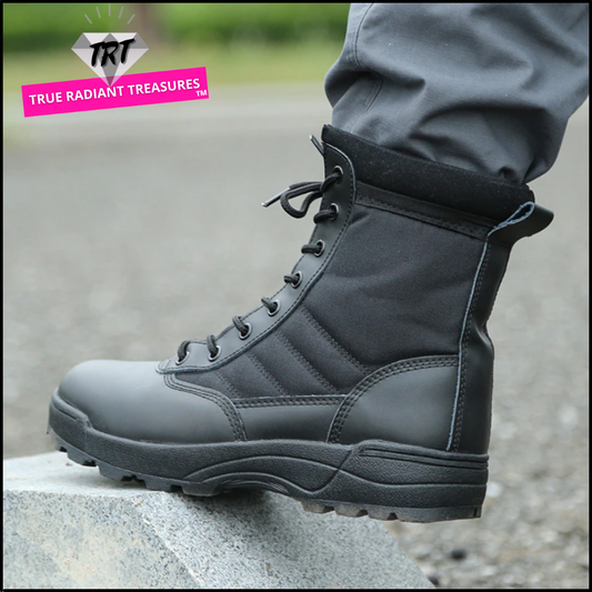 Worker-Style Boots - Rugged yet sleek - Made from rich Pull-Up leather - Toecap detail - Perfect for Fall ensemble - Versatile and stylish