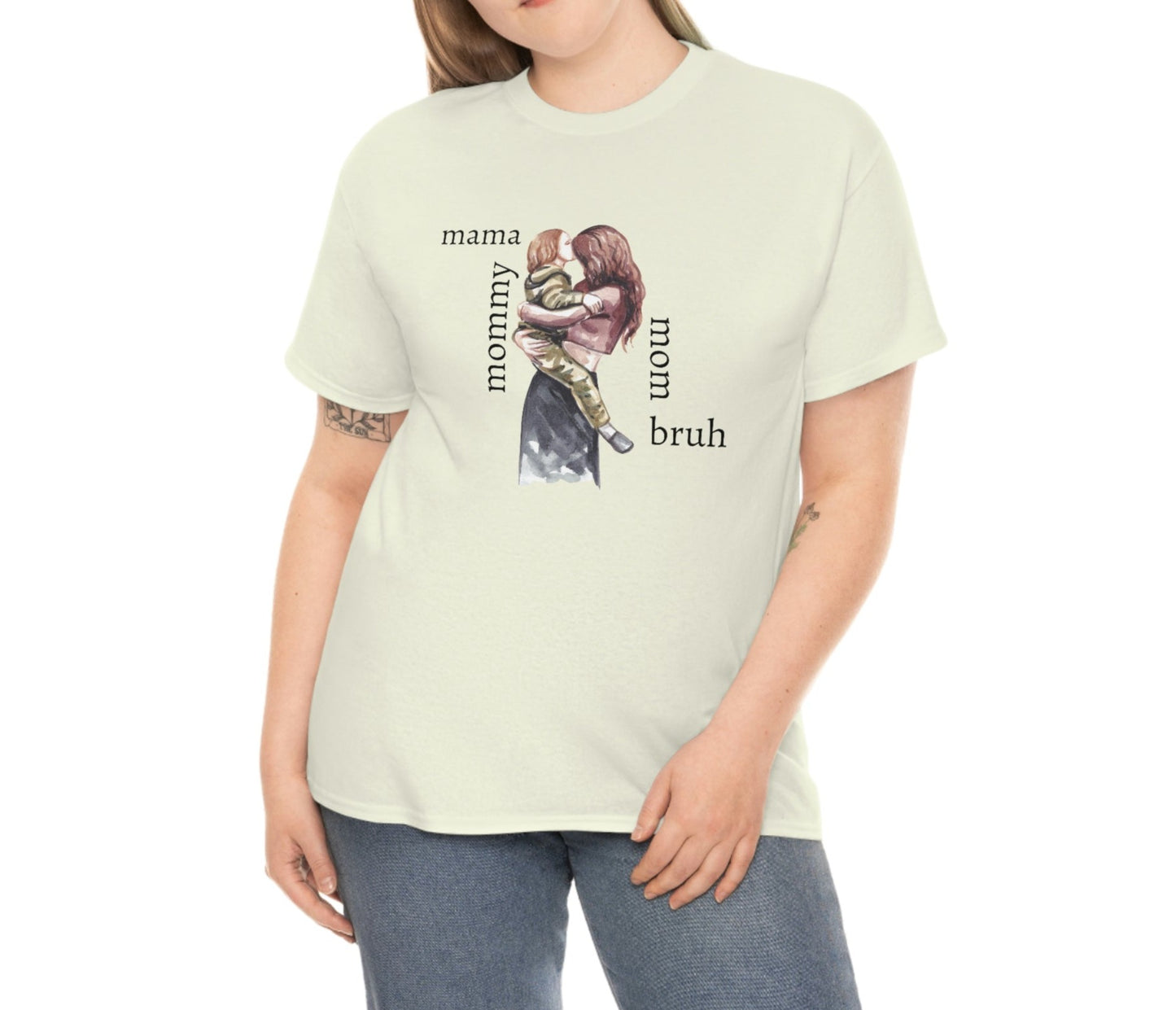 Mama, Mommy, Mom, Bruh T-shirt