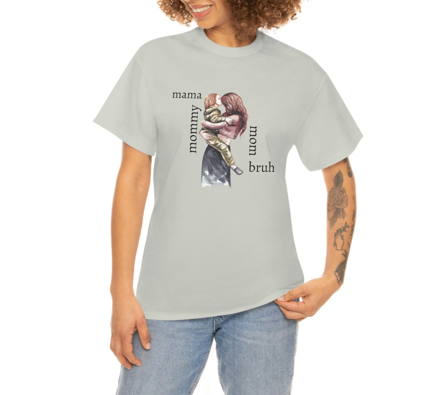 Mama, Mommy, Mom, Bruh T-shirt