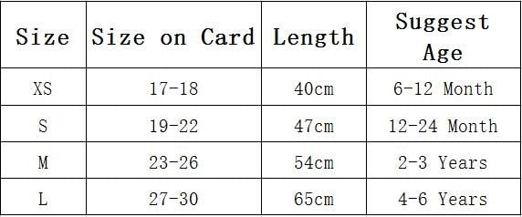 Please choose your girl's size correctly.