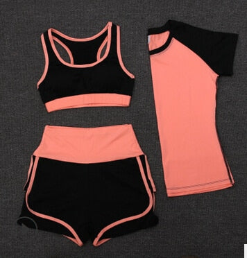 High Waist Sports Short Set: Stylish and comfortable spandex shorts and crop tank set for workouts and casual wear.