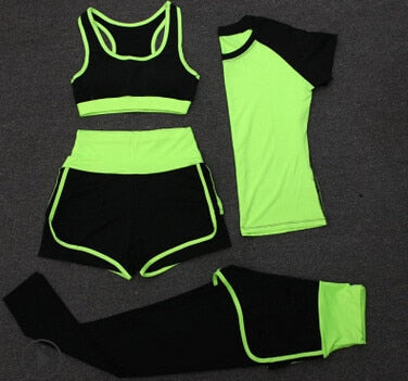 High Waist Sports Short Set: Stylish and comfortable spandex shorts and crop tank set for workouts and casual wear.