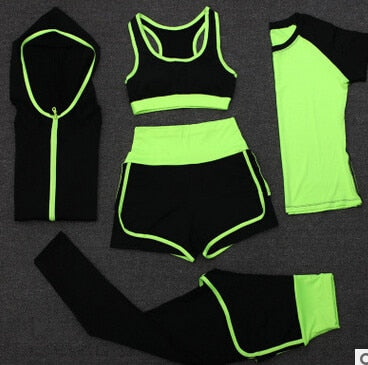 High Waist Sports Short Set: Stylish and comfortable spandex shorts and crop tank set for workouts and casual wear.