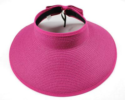 Summer Visor Foldable Cap made of durable paper and straw, perfect for a beach getaway.