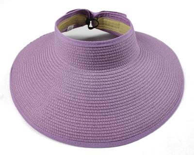 Summer Visor Foldable Cap made of durable paper and straw, perfect for a beach getaway.