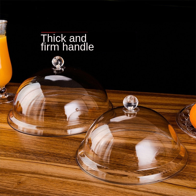 PC Acrylic Transparent Food Cover for food protection and contamination prevention.