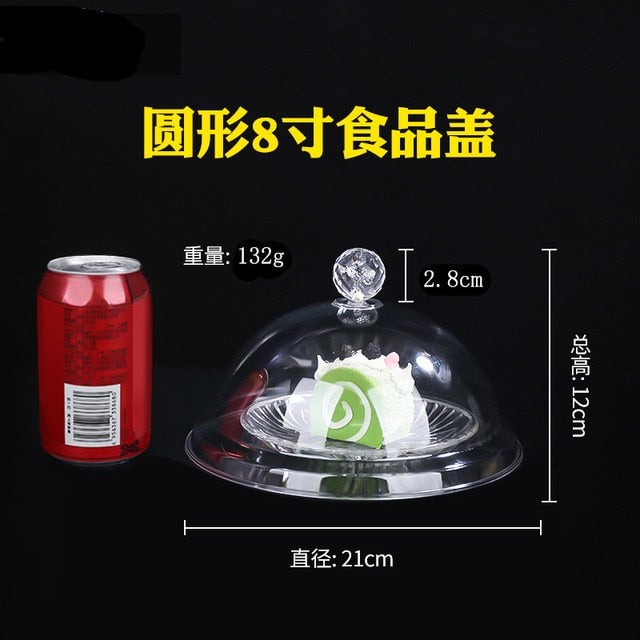 PC Acrylic Transparent Food Cover for food protection and contamination prevention.