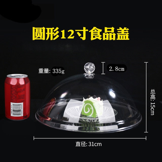 PC Acrylic Transparent Food Cover for food protection and contamination prevention.