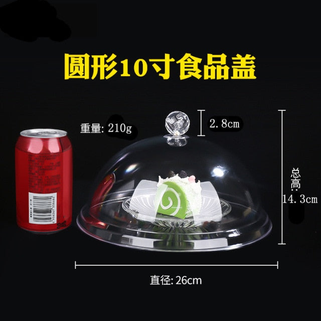 PC Acrylic Transparent Food Cover for food protection and contamination prevention.