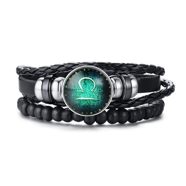 Multi-layer leather rope bracelet - a stylish and durable accessory for men. Ideal gift for dad, brother, or boyfriend.