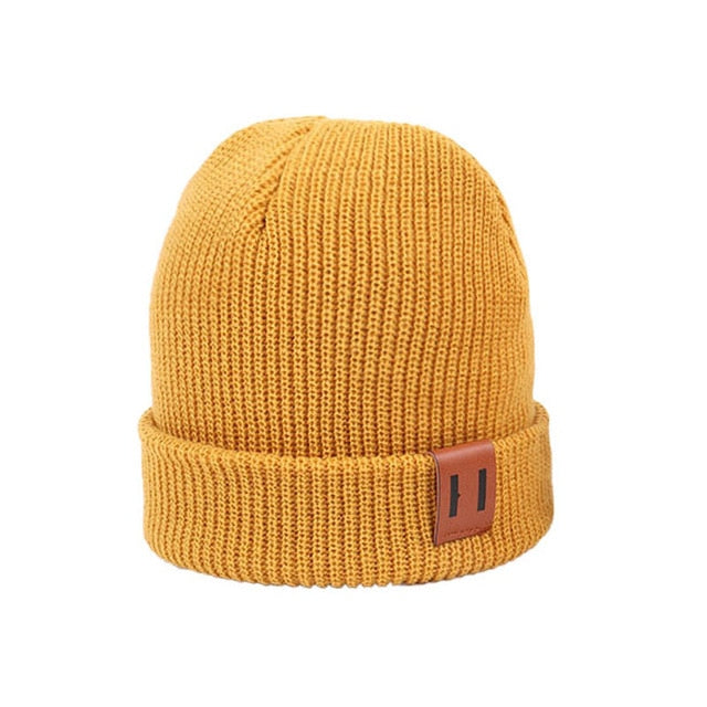 Baby Beanie with Chunky Knit & Fleece-Lined Interior | Soft & Fluffy Extra-Fine Acrylic Material | Slouchy Fit | Satin-Twill Logo | Shop Now!