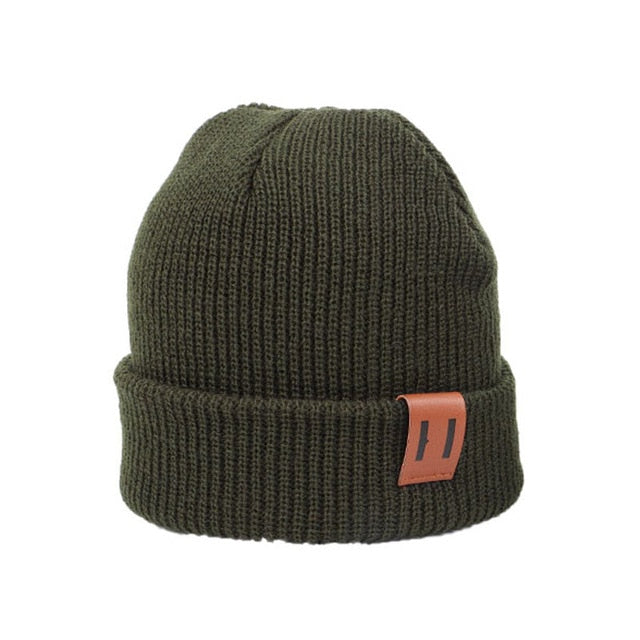 Baby Beanie with Chunky Knit & Fleece-Lined Interior | Soft & Fluffy Extra-Fine Acrylic Material | Slouchy Fit | Satin-Twill Logo | Shop Now!