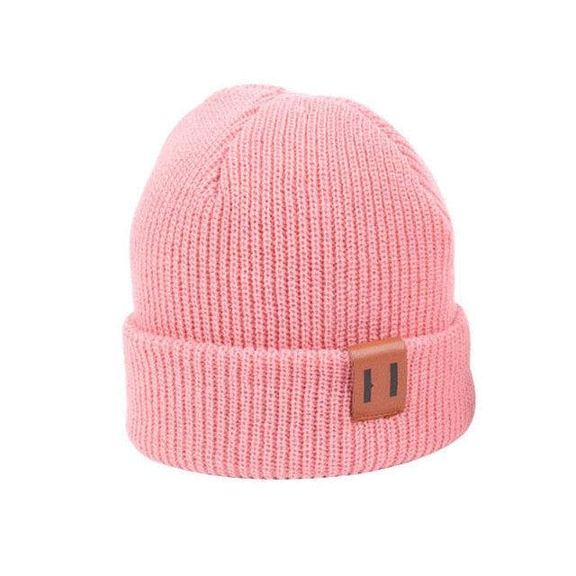 Baby Beanie with Chunky Knit & Fleece-Lined Interior | Soft & Fluffy Extra-Fine Acrylic Material | Slouchy Fit | Satin-Twill Logo | Shop Now!