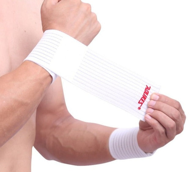 Elastic Compression Wristband: Relief for overused muscles, pain, and inflammation. Ideal for cyclists and wrist support.