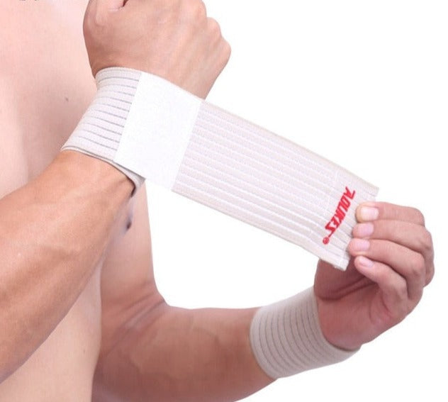 Elastic Compression Wristband: Relief for overused muscles, pain, and inflammation. Ideal for cyclists and wrist support.