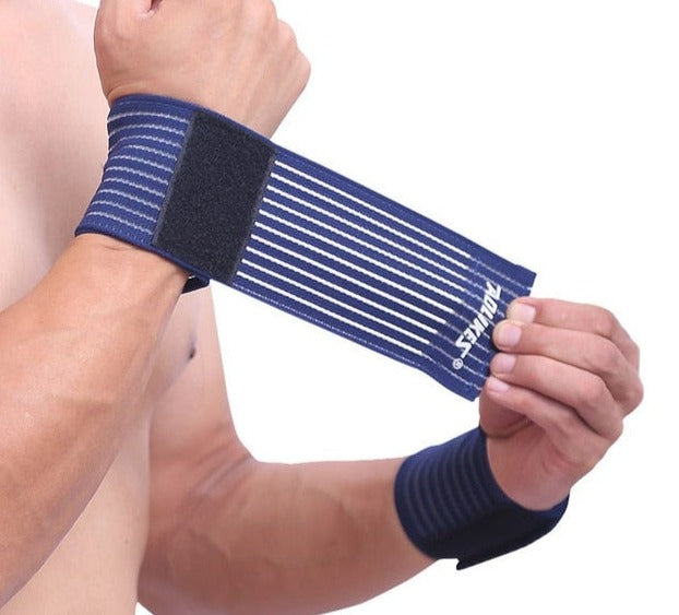 Elastic Compression Wristband: Relief for overused muscles, pain, and inflammation. Ideal for cyclists and wrist support.