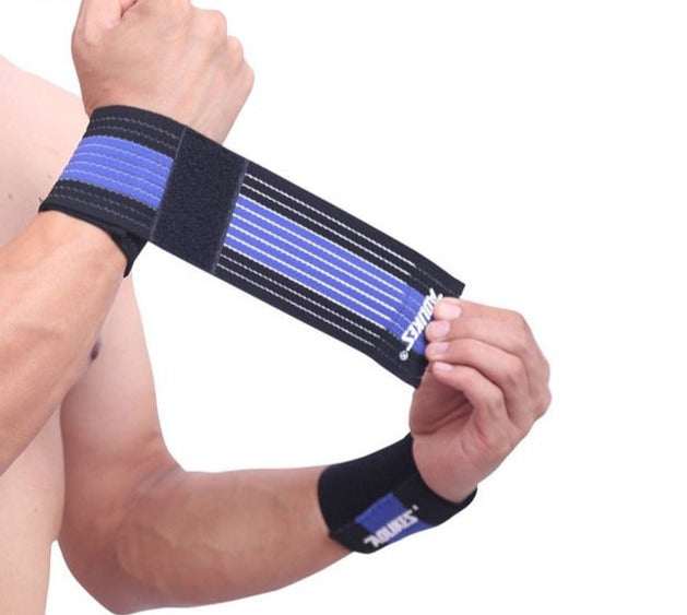 Elastic Compression Wristband: Relief for overused muscles, pain, and inflammation. Ideal for cyclists and wrist support.