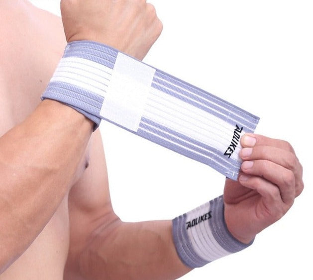 Elastic Compression Wristband: Relief for overused muscles, pain, and inflammation. Ideal for cyclists and wrist support.