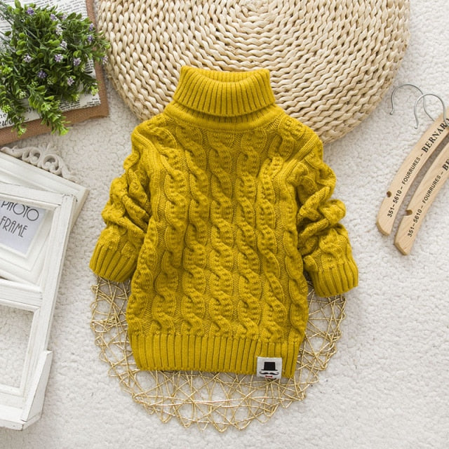 Kids Unisex Turtleneck Sweater