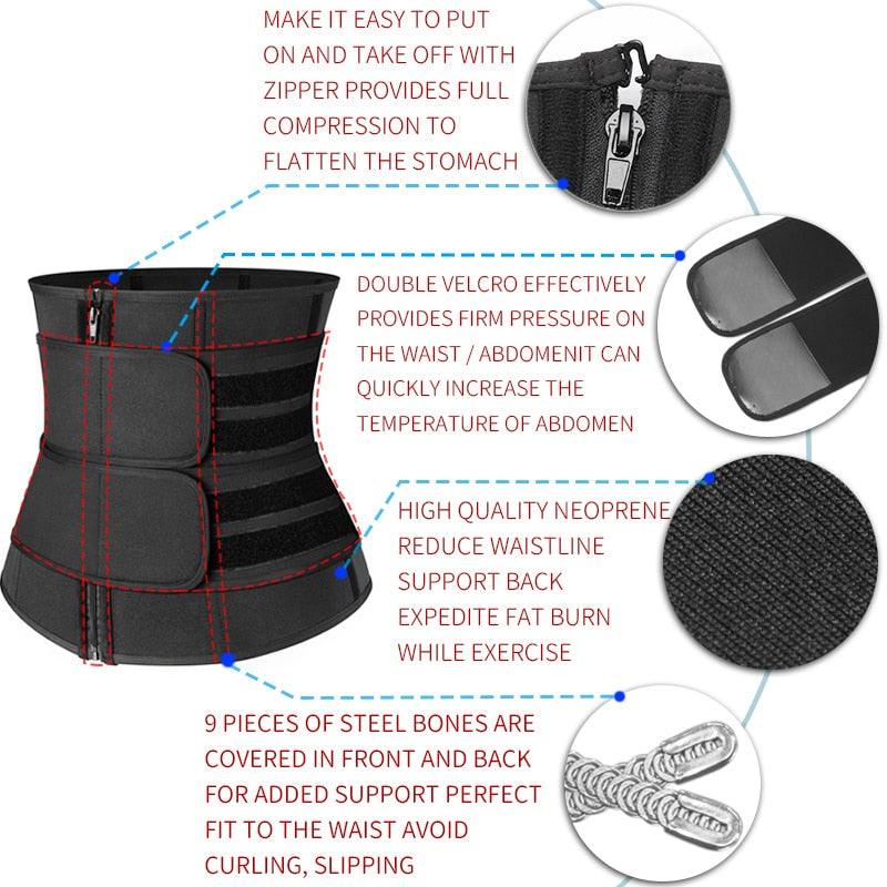 Premium Body Shaping Waist Trainer for Effective Results - Ideal for Hourglass Shapes and Short to Normal Torso Body Types - Perfect for Post-Pregnancy, Post-Abdominal Surgery, Weight Loss, and Abdominal Strains.