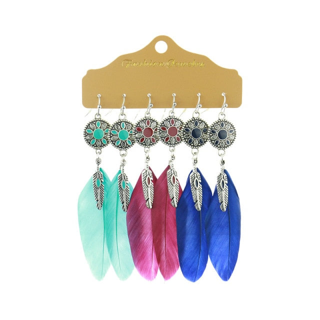 Boho Ethnic Tassel Drop Earrings - the perfect accessory for your beach attire. Stay fashionable and trendy with these stylish earrings. Available in different colors and styles to suit your preference.