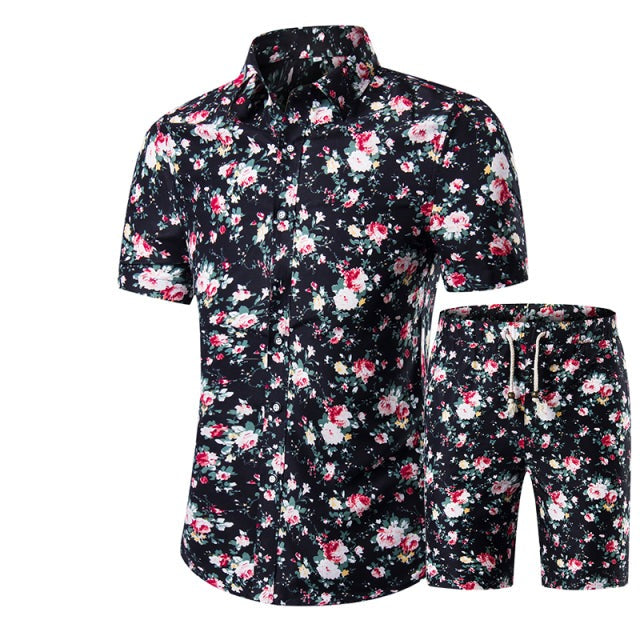 Floral Printed Men's Shirt