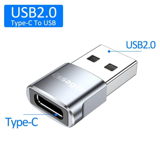 Compact and versatile USB 3.0 to Type C Male OTG Adapter. Compatible with various devices. Features mobile phone adapter, OTG cable, and USB Type C compatibility. Available in black, silver, grey, and tarnish colors. Upgrade your connectivity options!