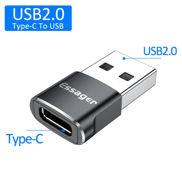 Compact and versatile USB 3.0 to Type C Male OTG Adapter. Compatible with various devices. Features mobile phone adapter, OTG cable, and USB Type C compatibility. Available in black, silver, grey, and tarnish colors. Upgrade your connectivity options!