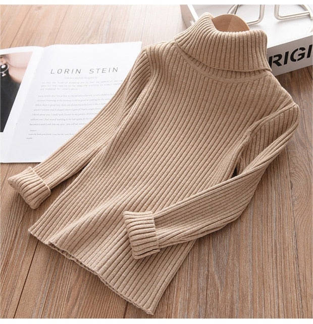 Kids Unisex Turtleneck Sweater