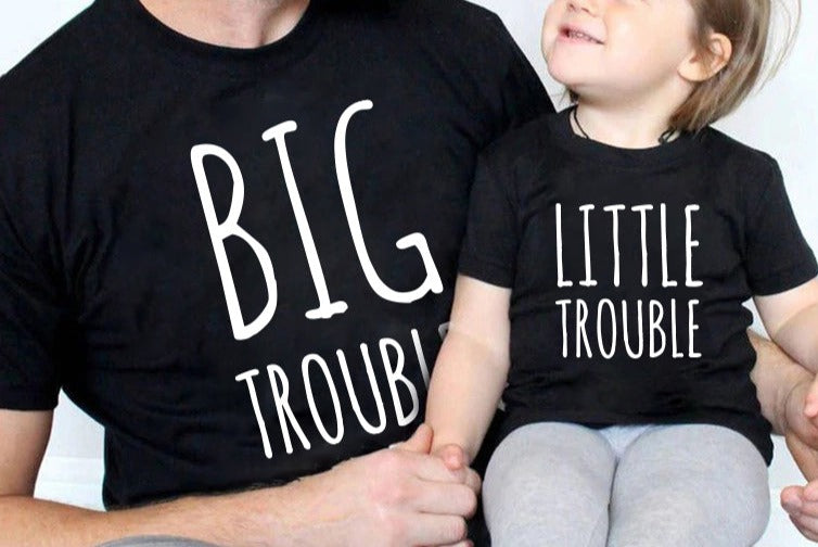 Matching Shirts for Daddy and Baby - Cotton, Fashionable, and Adorable