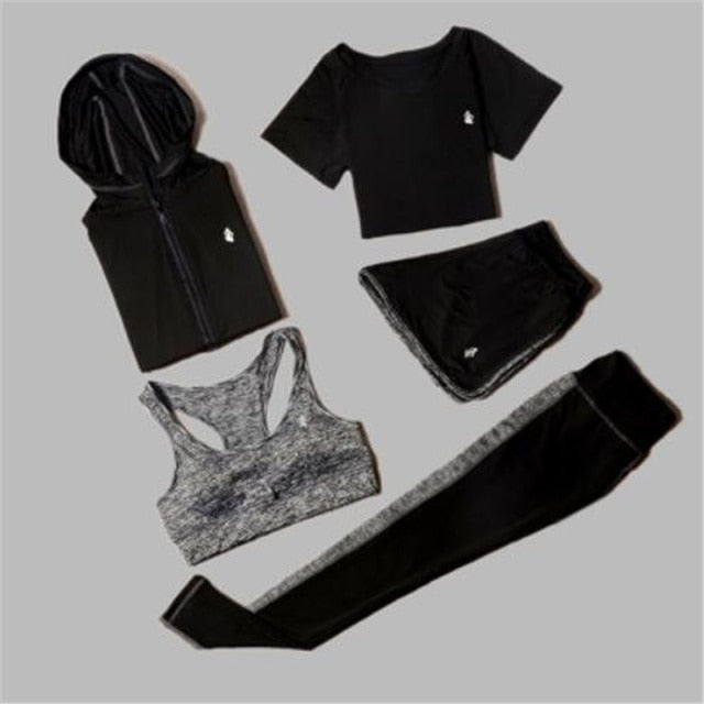 High Waist Sports Short Set: Stylish and comfortable spandex shorts and crop tank set for workouts and casual wear.