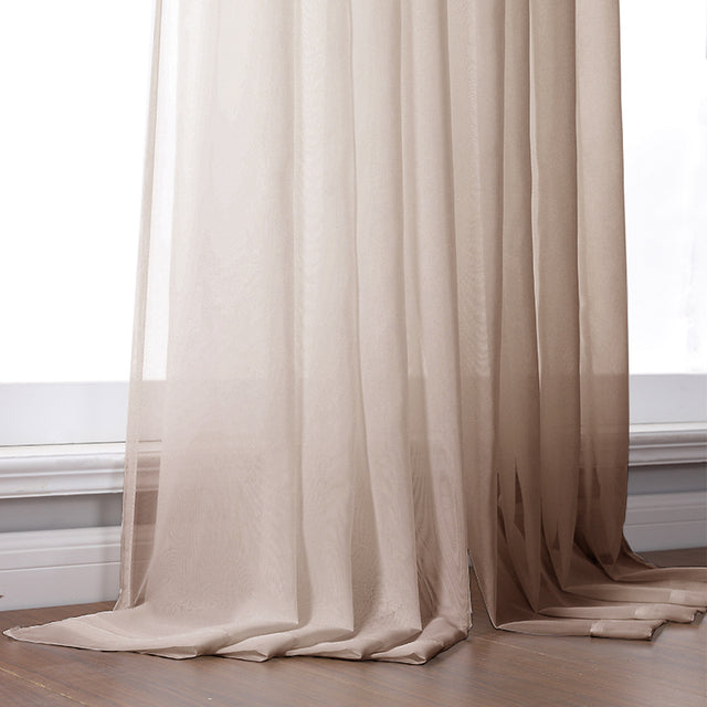 Enhance the look of your living space with these beautiful and versatile curtains. Perfect for use as a window treatment, room divider, or closet door, these curtains are designed to add a touch of elegance to any room in your home. Available in different sizes to fit your windows, they're made of light fabric that's ideal for warm weather when you want to let in fresh air and keep your curtains open all day long. Shop now and transform your home décor!