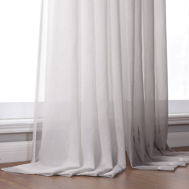 Enhance the look of your living space with these beautiful and versatile curtains. Perfect for use as a window treatment, room divider, or closet door, these curtains are designed to add a touch of elegance to any room in your home. Available in different sizes to fit your windows, they're made of light fabric that's ideal for warm weather when you want to let in fresh air and keep your curtains open all day long. Shop now and transform your home décor!