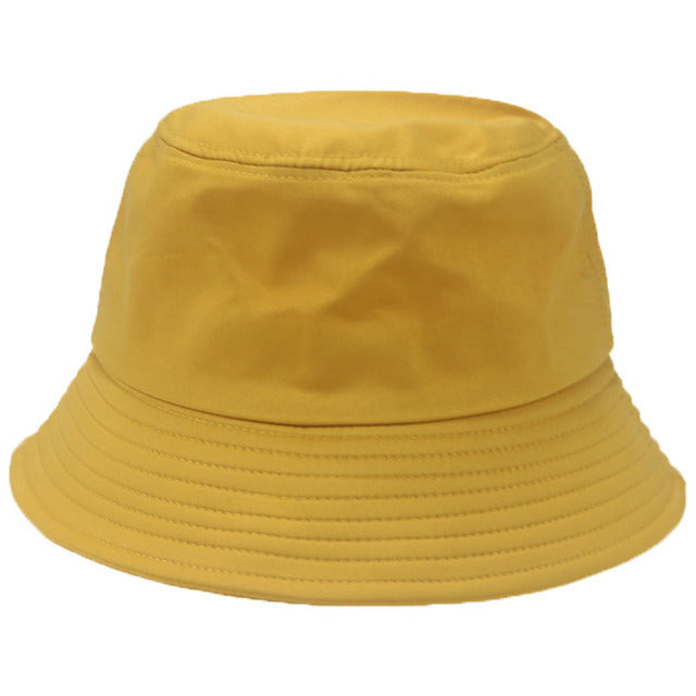 100% cotton bucket hat, sun protection for any season, vibrant colors. Also doubles as a party hat. Timeless quality guaranteed.